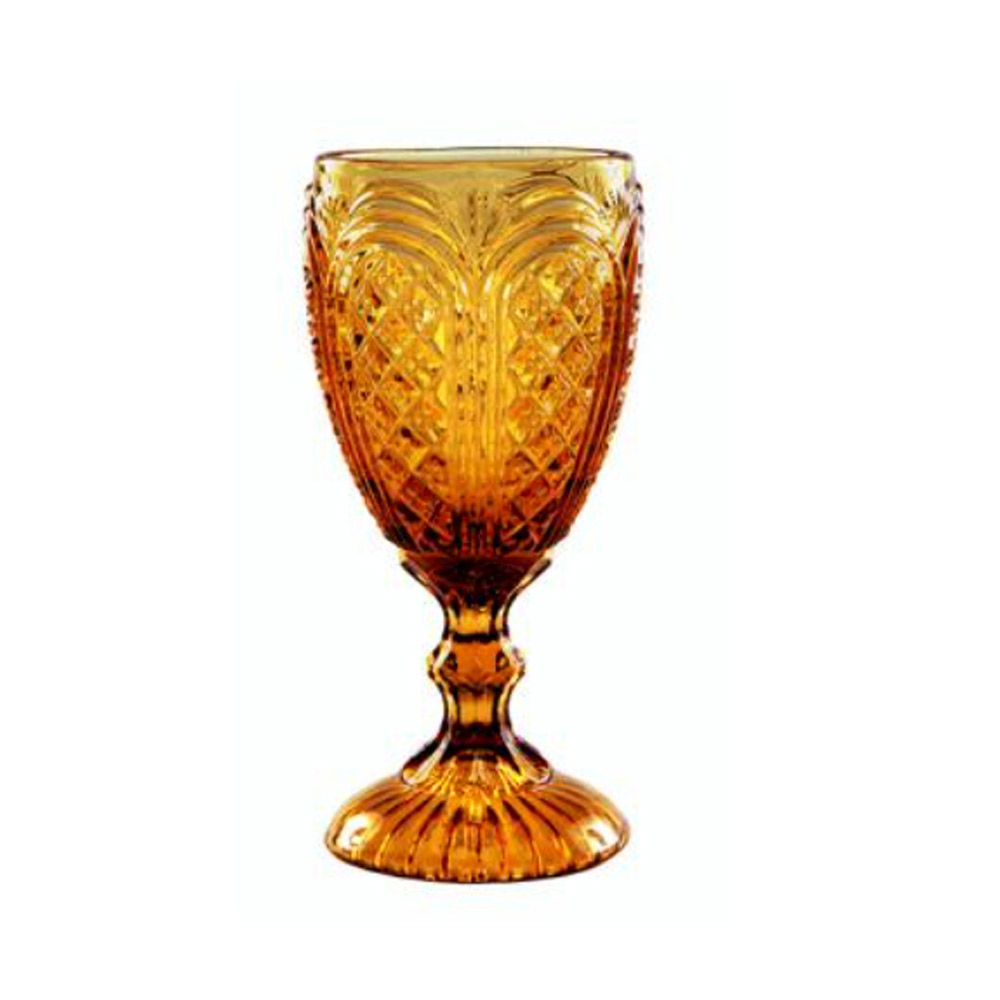 Amber Carousel Glass